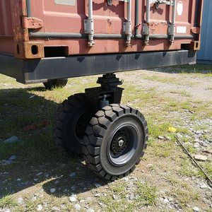 <span class=keywords><strong>Roues</strong></span> <span class=keywords><strong>tout</strong></span>-<span class=keywords><strong>terrain</strong></span> pour équipement lourd, capacité de charge de 10 tonnes, caoutchouc antichoc, logistique - Product Image 2