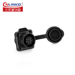 Conector Cnlinko LP12 de Plástico de 8 Pines Macho y Hembra para Montaje en Panel, Impermeable, M12 - Product Image 2