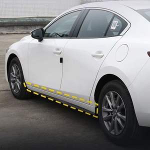 Kit de carrocería de faldón lateral de coche para <span class=keywords><strong>Mazda</strong></span> <span class=keywords><strong>3</strong></span> Axela 2019 2020 2021 2022 <span class=keywords><strong>2023</strong></span> 2024 accesorios exteriores Auto Kits estilo rojo blanco gris - Product Image 3