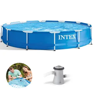 INTEX 28212 366cmX76cm zwembad Outdoor Round Bule Above Ground Family Bathing Discount Price Swim Pool
