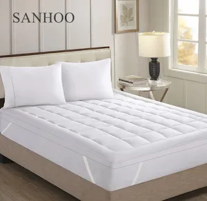 SANHOO China liefert Queen Size Luxus-Matratzen auflage mit Mikro faser füllung für das Home Hotel