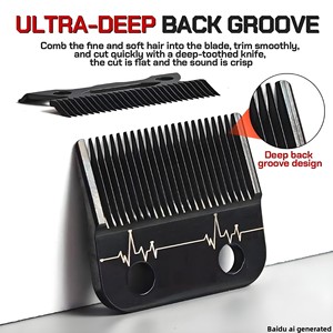 Cuchilla de Repuesto de Acero Inoxidable DLC para Cortadora de Cabello Eléctrica, Compatible con Cortadoras <span class=keywords><strong>Wahl</strong></span> - Product Image 3