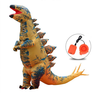 Disfraz de Dinosaurio T-Rex Inflable para Adulto Traje de Mascota para Halloween - Product Image 3
