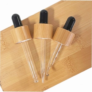 Custom 15ml 30ml 50ml Bamboo <b>Dropper</b> Glass <b>Bottle</b> Essential Oil Packaging Amber Glass <b>Dropper</b> <b>Bottle</b> With Bamboo Caps - Product Image 4