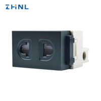 ZHNL Hot Sall16A 250V soket dinding Universal Amerika soket Vietnam dan souse tersedia bagian dari saklar dan soket