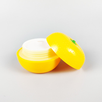 ODM OEM Usine ODM Lovely Cute 30g Pot en plastique Kids Facial Cream Jar Orange Shape Jar Bottle Package Manufacturer/wholesale