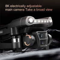 Drone caméra V198 MAX 4K UHD pour débutants, GPS, télécommande, stabilisation 3 axes, écran tactile 4,5 pouces, transmission longue portée