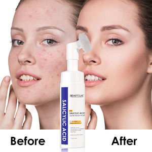 Limpiador Facial de etiqueta privada (nuevo) Blanqueamiento Limpieza profunda Espuma orgánica HEARTLEAF Limpiador Facial de ácido salicílico de árbol de té - Product Image 3