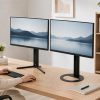 Intelligenter Höhenverstellbarer Monitorständer Ergonomischer Elektrischer Schreibtisch-Monitorständer mit Kabelmanagement für Home Office