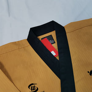 男女通用跆拳道Poomsae Dobok制服训练运动武术服装定制标志，WTF风格武士灵感 - Product Image 2