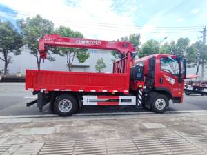 הואו 4*2 מטען הידראולי מנוף משאית רכוב משאית 5 טון 10 טון 12 טון 16 טון 20 טון Zoomליון מנוף משאית רכוב למכירה - Product Image 5