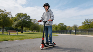 <span class=keywords><strong>Trottinette</strong></span> <span class=keywords><strong>freestyle</strong></span> pour enfants, jeunes, adultes, hommes et femmes, poignée légère de style vélo, guidon en T, roues haute résistance - Product Image 5