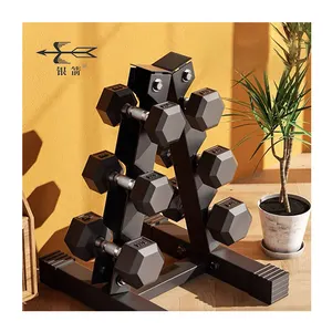 Grosir Dumbbell Barbel Berat 5Kg 10Kg 50Kg Gym Set Fitness 40Kg Dumbbell Hex Karet untuk Dijual Beli Online