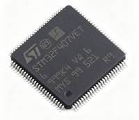 Microcontrôleur 32 bits STM32F407VET6 d'origine, processeur embarqué LQFP100, puce IC