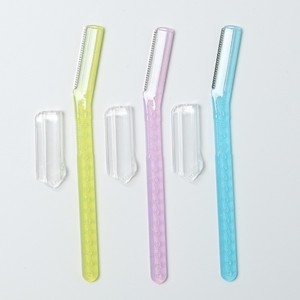 Tondeuse à sourcils pour femmes, lame en acier inoxydable, transparente, rasoir simple, outil de beauté, sûr et durable. - Product Image 1