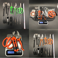 Kit d'outils de jardin Titan en acier et fer, 20 pièces, avec sac de rangement, pelle de taille-haie, entretien des plantes, bonsaï et fleurs