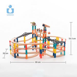 Tốt Nhất Thân Thiện Với Môi Bằng Gỗ Train Dòng Theo Dõi Đồ Chơi Thiết Lập Với Theo Dõi Thiết Lập - Product Image 2