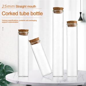25mm nuova provetta in sughero a bocca dritta a vita sana che desidera una bottiglia di vetro alla deriva a stella - Product Image 2