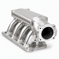 Collecteur d'admission de course haute performance JXD Machining en aluminium billette usiné CNC / acier inoxydable CNC, pièces de réglage moteur