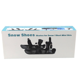 Mini <b>Ski</b> Boots Nylon Metal Buckle Black Unisex Freestyle <b>Ski</b> Wear Waterproof 6 Inch Fixture Size - Product Image 5