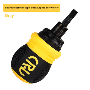 Mini Ratchet Telescopic <b>Screwdriver</b>, Magnetic Double Head Cross Flat <b>Screwdriver</b> for Household Repair Work Hand <b>Screwdriver</b> Tool - Product Image 5