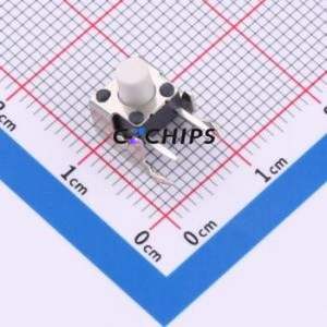 TC-6615-7.0-170 Tactile Switch Through hole,7.5x6.2mm Switch Single Pole Single Throw Round Button 1.7N Right Angle Insert - Product Image 1