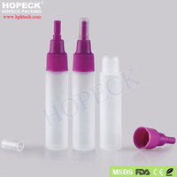 HOPECK Flacons compte-gouttes en plastique PP de qualité médicale, personnalisables, 10-100 mL, couleur personnalisée, sérigraphie, pour médicaments liquides