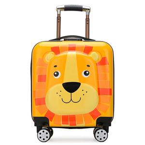 Personalizar PC ABS PP multidiseño dibujos animados animal print León <span class=keywords><strong>dinosaurio</strong></span> conejo gato jirafa niños chico trolley <span class=keywords><strong>maleta</strong></span> equipaje - Product Image 3