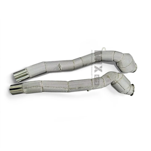 Para <span class=keywords><strong>Ferrari</strong></span> GTC4 LUSSO 3,9 T 2017-2019 Tubo de bajada Escape de alto rendimiento Mejora de la potencia del rendimiento de carreras modificado - Product Image 3