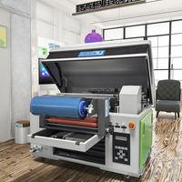 Imprimante hybride UV industrielle 4060 | Machine hybride rouleau à rouleau et à plat pour l'impression textile, plastique et tasse
