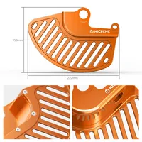 NICECNC pour KTM EXC 300 TPI XCW XCFW EXCF 500 450 350 300 250 200 150 125 SX XC F 2026 2025 2024 Kit de protection de disques de frein avant et arrière