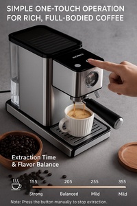 Chuyên nghiệp Barista bán tự động Máy pha cà phê <span class=keywords><strong>Espresso</strong></span> Thép không gỉ hộ gia đình 15bar áp lực - Product Image 4