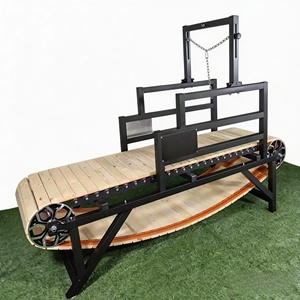 โรงงานผลิตเครื่องเดินวิ่งสำหรับสุนัขคุณภาพสูง ไม้แท้ สั่งทำโลโก้ได้ รุ่น Big <span class=keywords><strong>Dog</strong></span> Slatmill เครื่องเดินออกกำลังกายสำหรับสุนัข ได้รับความนิยมสูง - Product Image 4