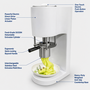 Niedriger Preis Italienische Gelato Eis nudel form maschine/<span class=keywords><strong>Spaghetti</strong></span> /Gel presse - Product Image 3
