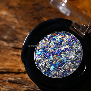 Luxury High End Sparkle <strong>Blue</strong> Diamond <strong>Glitter</strong> <strong>Eyeshadow</strong> Palette Multichrome Duochrome Multi-colors Shimmer Pigmented <strong>Eyeshadow</strong> - Product Image 6