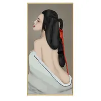 Peinture sur toile japonaise Sexy pour fille nue, peintures murales pour femmes, Art mural, vente en gros
