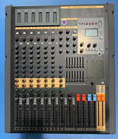 Console de mixage analogique professionnelle OEM à double DSP, 10 canaux, TFB10, Bluetooth, affichage LED de niveau indépendant, console MP3, métal