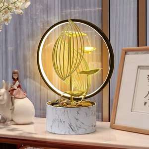 Fountain es un artículo de lujo moderno y ligero con un flujo de agua corriente. Es una sala de estar de gama alta, hall de entrada, hogar de gabinete de TV - Product Image 1