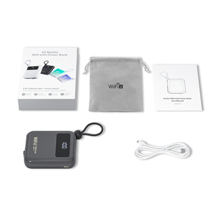 Sworix Xách Tay Powerbank Với MiFi 2 Trong <span class=keywords><strong>1</strong></span> 5000MAh Túi LTE Wi-Fi <span class=keywords><strong>Router</strong></span> Với Sim Thẻ Cắm Và Chơi Với Sét Và Type-C - Product Image 6
