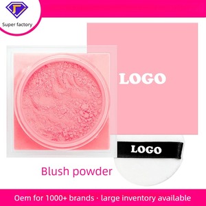 Poudre de blush minérale 15g, longue tenue, imperméable, contrôle du sébum, éclaircissant, fini naturel pour les peaux claires - Product Image 2