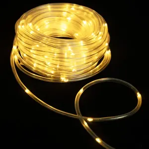 Batteria 3AA - Ghirlanda di luci a tubo da 5 mm, 15 m, bianco caldo, ideale per decorazioni festive e illuminazione d'ambiente - Product Image 2