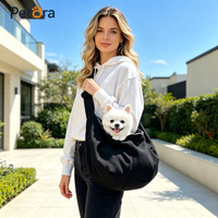 Petora - Nouveauté - Sac à bandoulière léger et lavable pour animaux de compagnie - Pour les petits animaux - Promenade en plein air - Voyage en métro - Voyage de courte distance