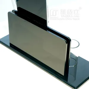 Yageli 중국 제조 최신 블랙 맞춤형 가정용 아크릴 주방 용품 디스플레이 전용 보관
