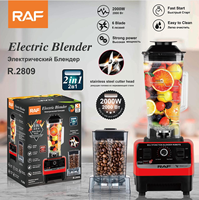 Kwaliteit Ice Crush Smoothie Maker Blender Juicers Dubbele beker Smoothie Blender met kleine pot Gemakkelijk schoon te maken Keukenmixer R.2809