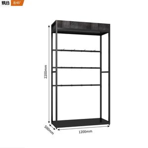 Yihe MJ32 personalizado 120*50*220cm multifuncional plegable <span class=keywords><strong>de</strong></span> acero estante <span class=keywords><strong>de</strong></span> pie tienda <span class=keywords><strong>de</strong></span> <span class=keywords><strong>ropa</strong></span> decoración estantes <span class=keywords><strong>de</strong></span> exhibición - Product Image 2