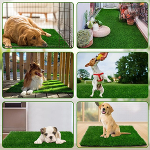 Tapis en gazon artificiel pour animaux de compagnie, pour intérieur, extérieur, salle de sport, toilettes pour animaux, entraînement, pelouse, trous de drainage, tapis en gazon artificiel pour jardin - Product Image 6