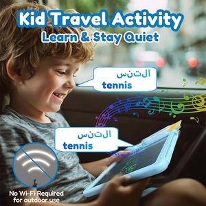 Tablet da Disegno NZMAN con Flashcard Bilingue per Bambini, Carte Flash Parlanti <span class=keywords><strong>Arabo</strong></span>-Inglese, Lavagna LCD per <span class=keywords><strong>Scrittura</strong></span>, Giocattolo Educativo Regalo - Product Image 2