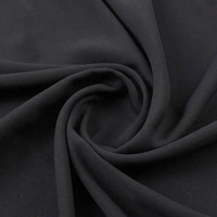 Approvisionnement Direct Usine 100% Polyester Tissu Peau de Pêche pour Abayas en Rouleaux pour Robes de Femmes Arabes