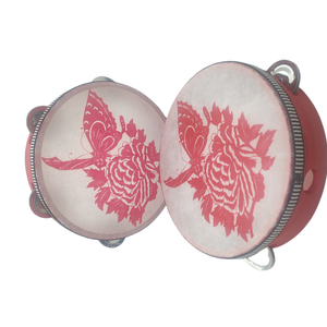 Tambourins lumineux LED personnalisés à prix d'usine - Métal et bois certifiés CE & EN71, diamètre 10 cm, OEM/ODM disponible, logo personnalisé - Product Image 3