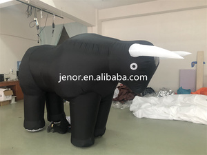 Accesorios para festivales Traje de animal de <span class=keywords><strong>toro</strong></span> marrón inflable para desfile de Carnaval de España - Product Image 5